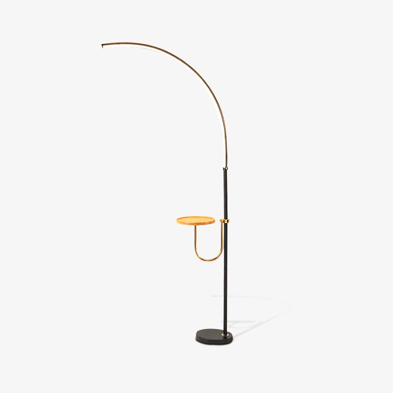 Tild Stehleuchte aus Holz und Silikon im minimalistischen Design