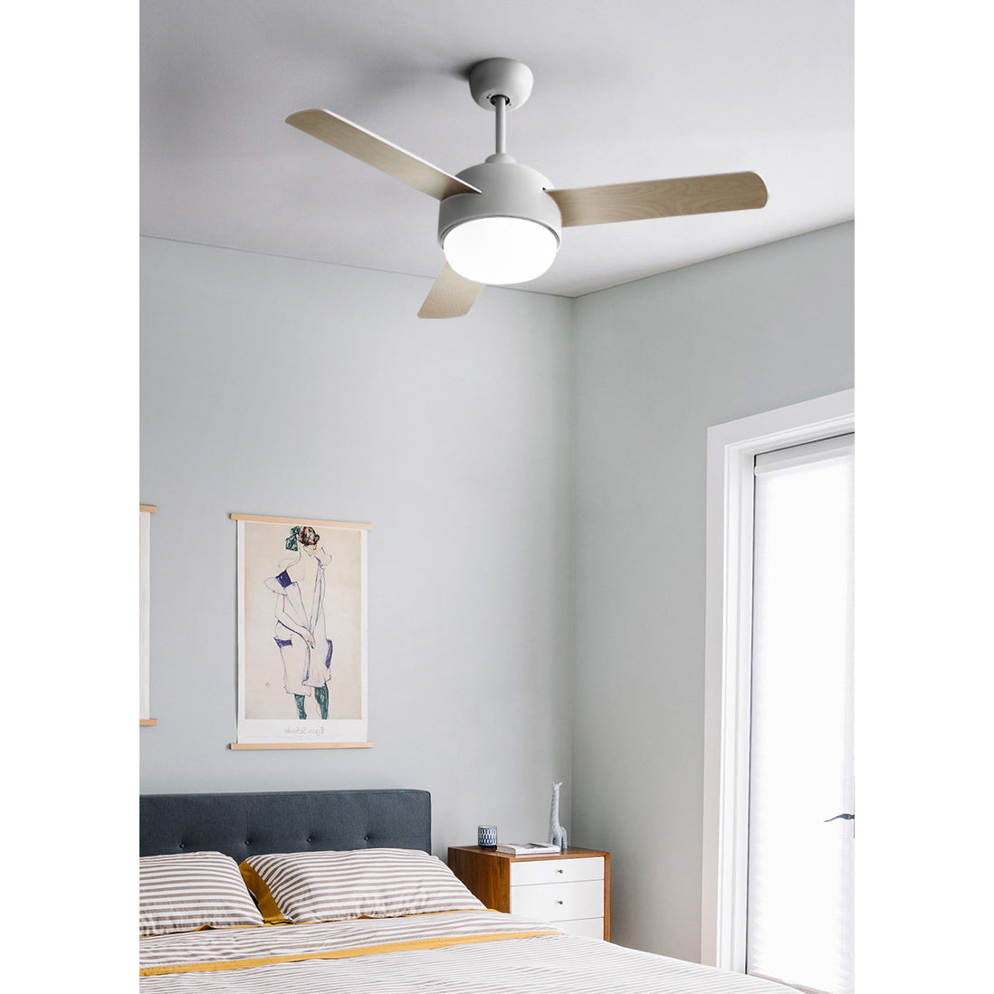 Cirareon Deckenventilator mit Beleuchtung
