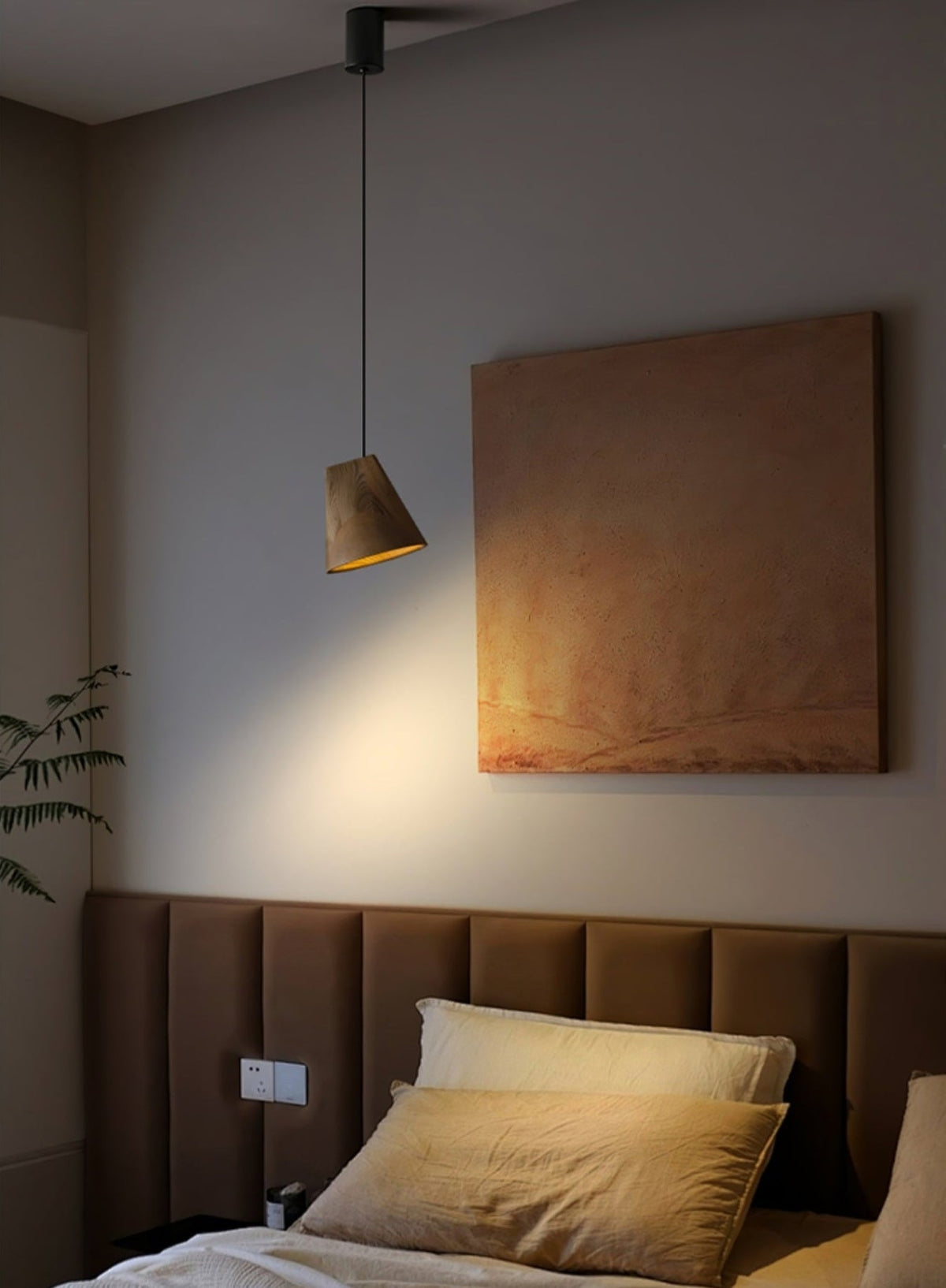 Sylorena Pendelleuchte aus Holz im Landhausstil