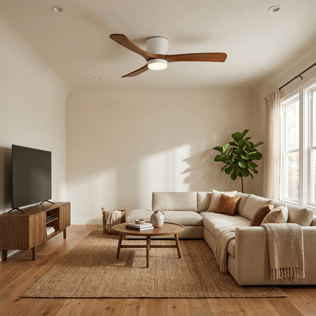 Elaerine Deckenventilator mit Beleuchtung