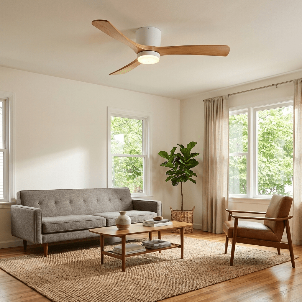 Elaerine Deckenventilator mit Beleuchtung