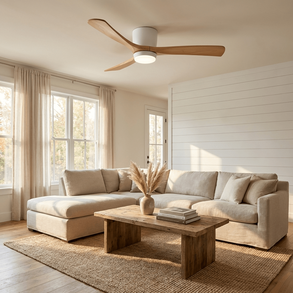 Elaerine Deckenventilator mit Beleuchtung