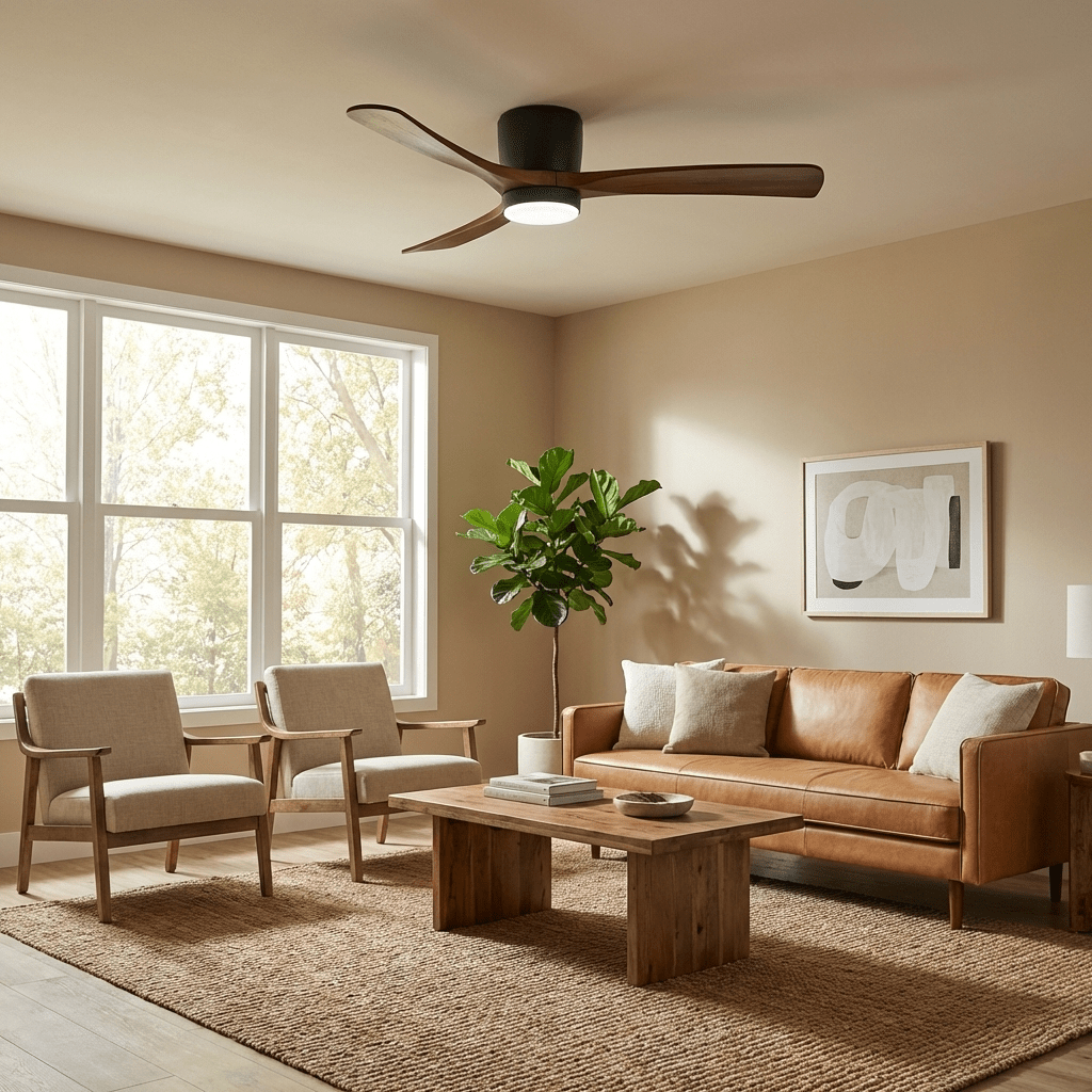 Elaerine Deckenventilator mit Beleuchtung