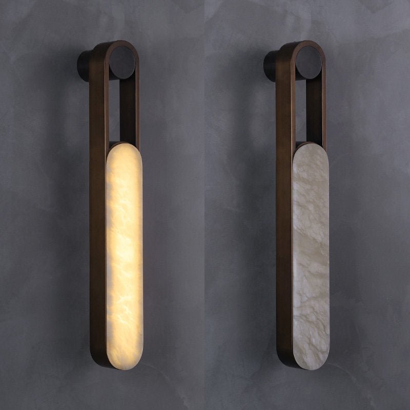 Albelira Alabaster-Wandleuchte