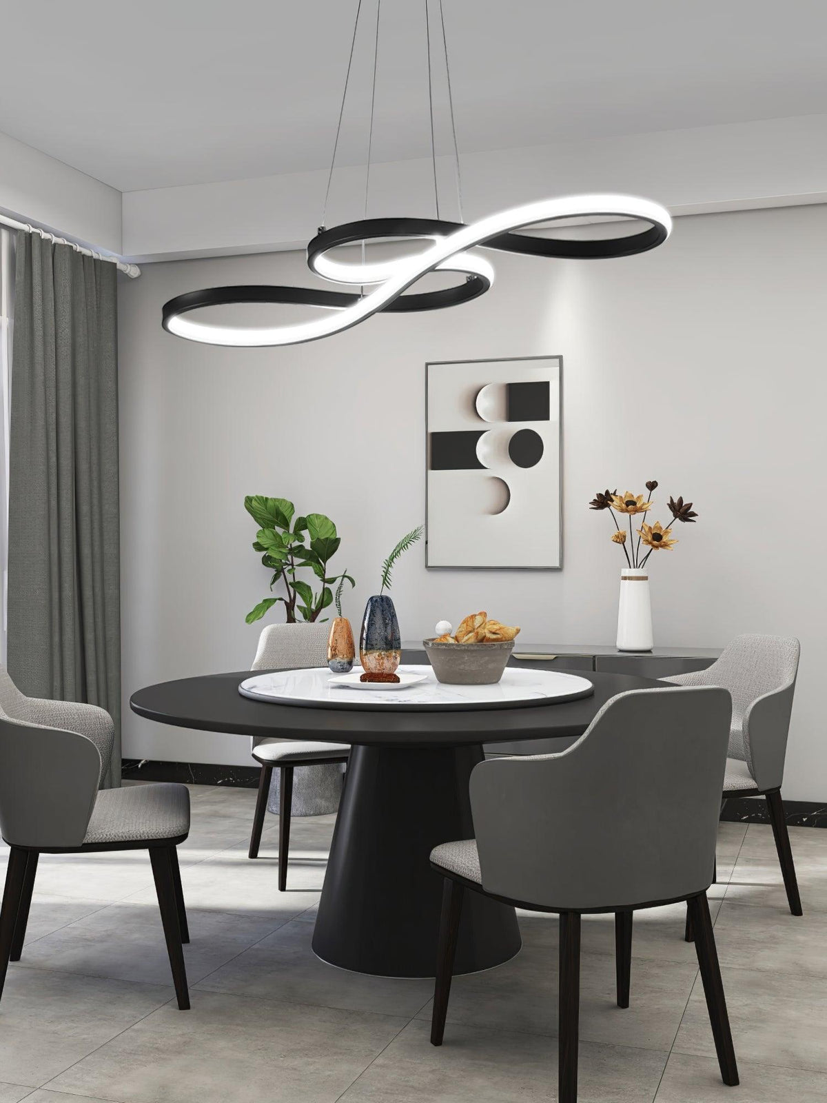 Dal zeitgenössische minimalistische Pendelleuchte