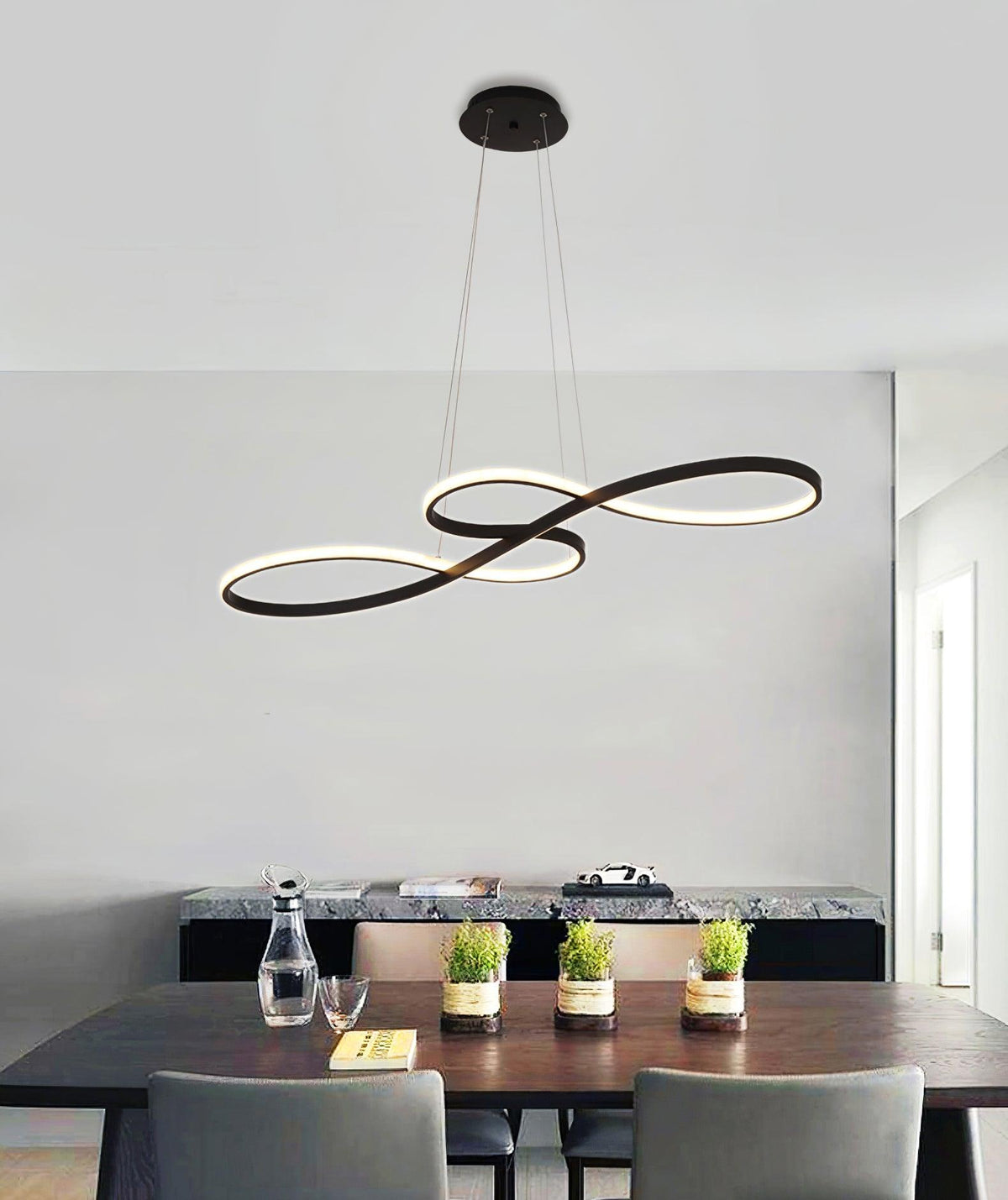 Dal zeitgenössische minimalistische Pendelleuchte