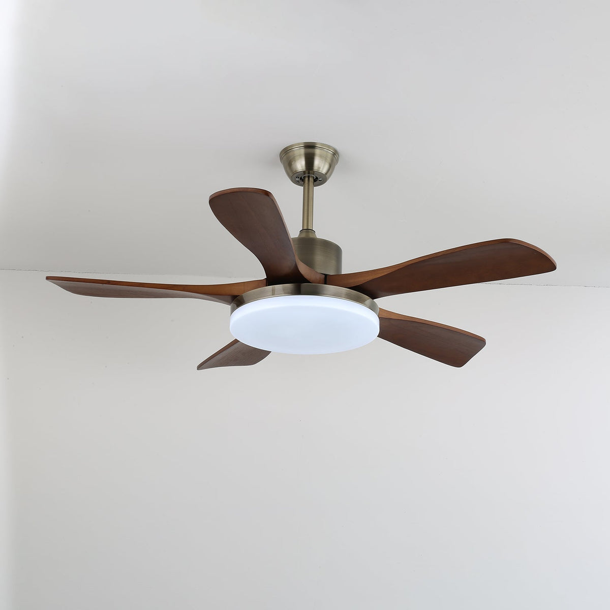 Elverena Deckenventilator mit Beleuchtung Holz