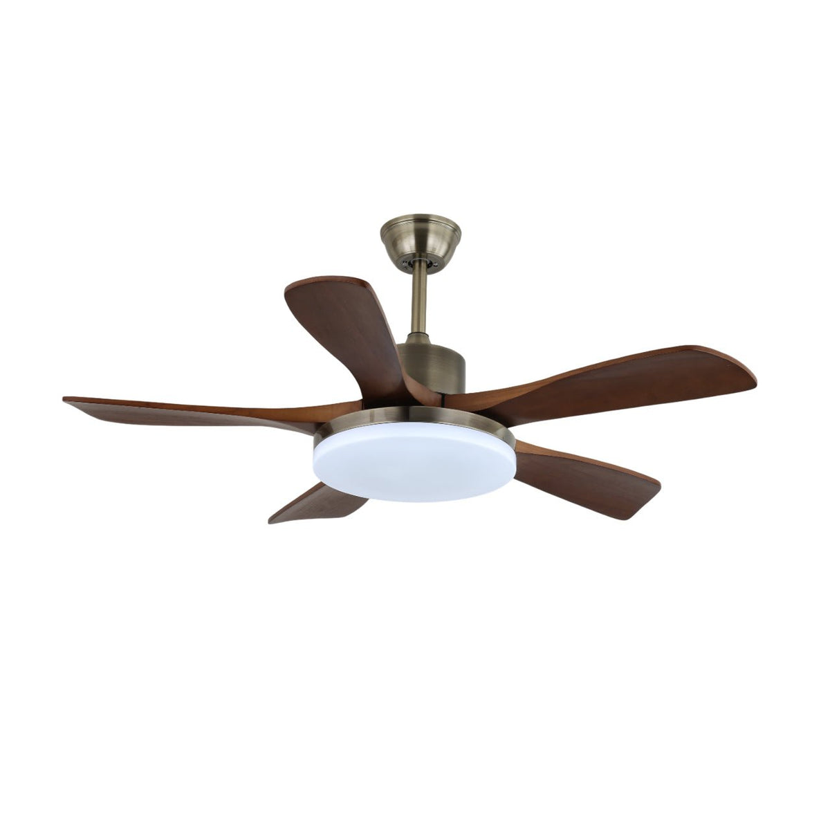 Elverena Deckenventilator mit Beleuchtung Holz