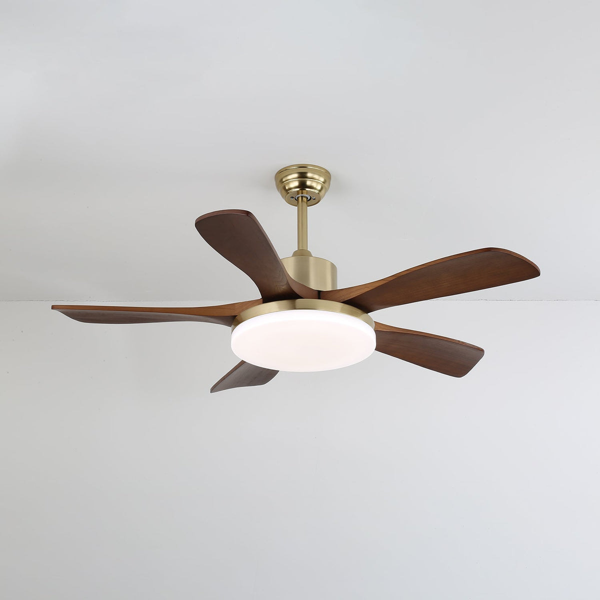 Elverena Deckenventilator mit Beleuchtung Holz