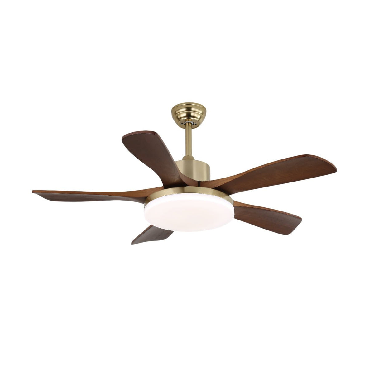 Elverena Deckenventilator mit Beleuchtung Holz