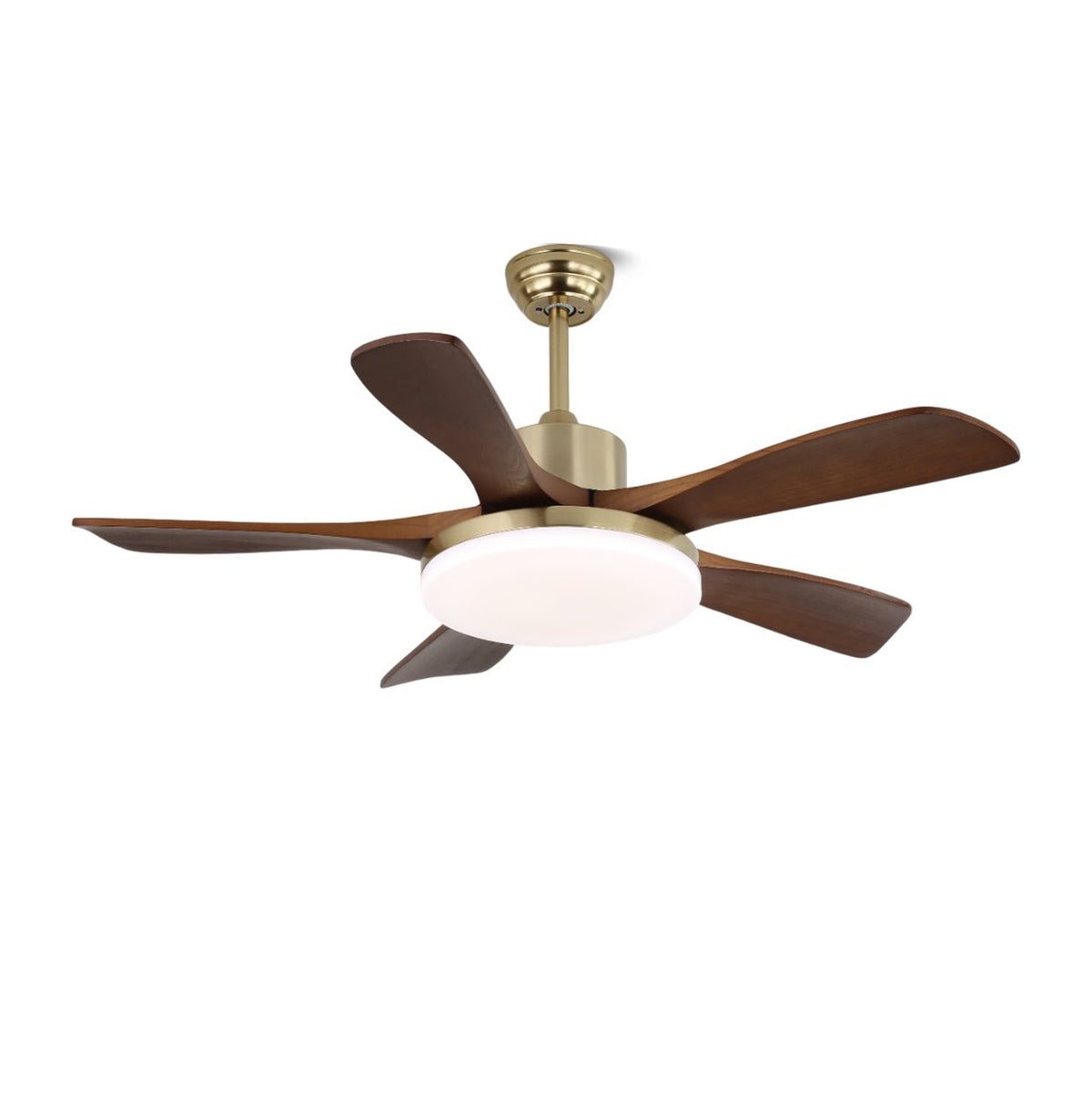 Elverena Deckenventilator mit Beleuchtung Holz
