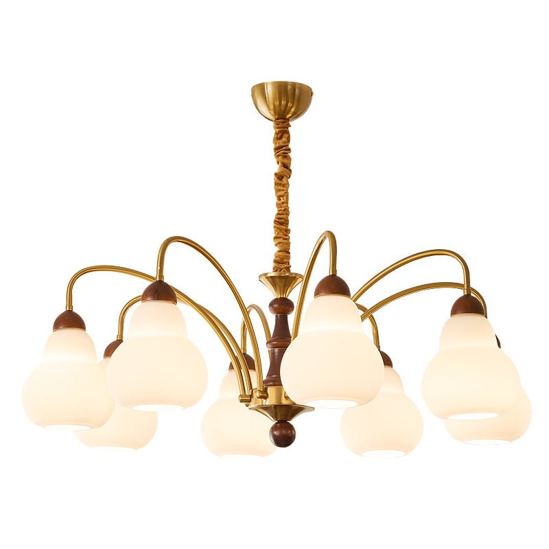 Novelle Kronleuchter Traditionelle Eleganz Vintage Holz