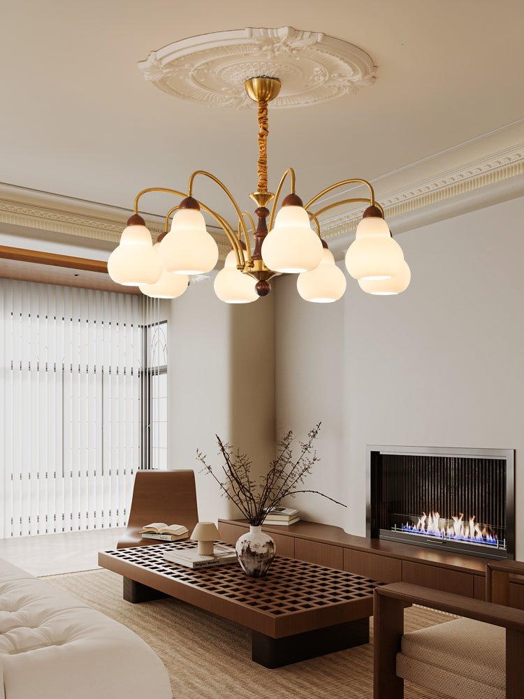 Novelle Kronleuchter Traditionelle Eleganz Vintage Holz