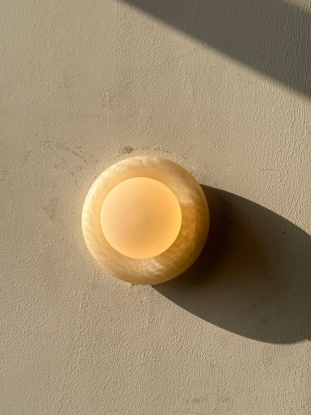 Cemaros Jade-Glas-Wandleuchte in Grün