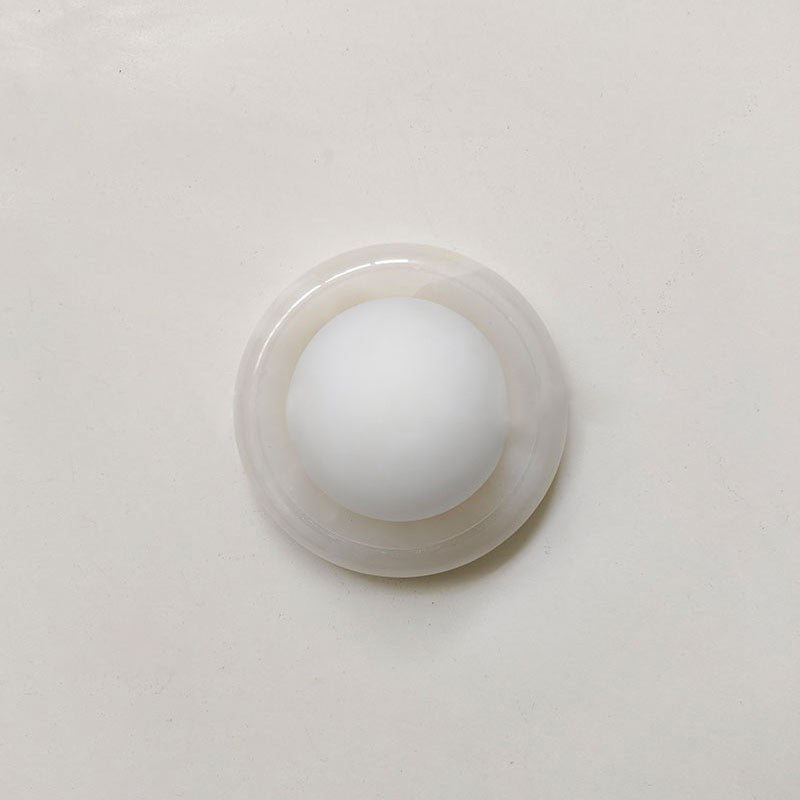 Cemaros Jade-Glas-Wandleuchte in Grün