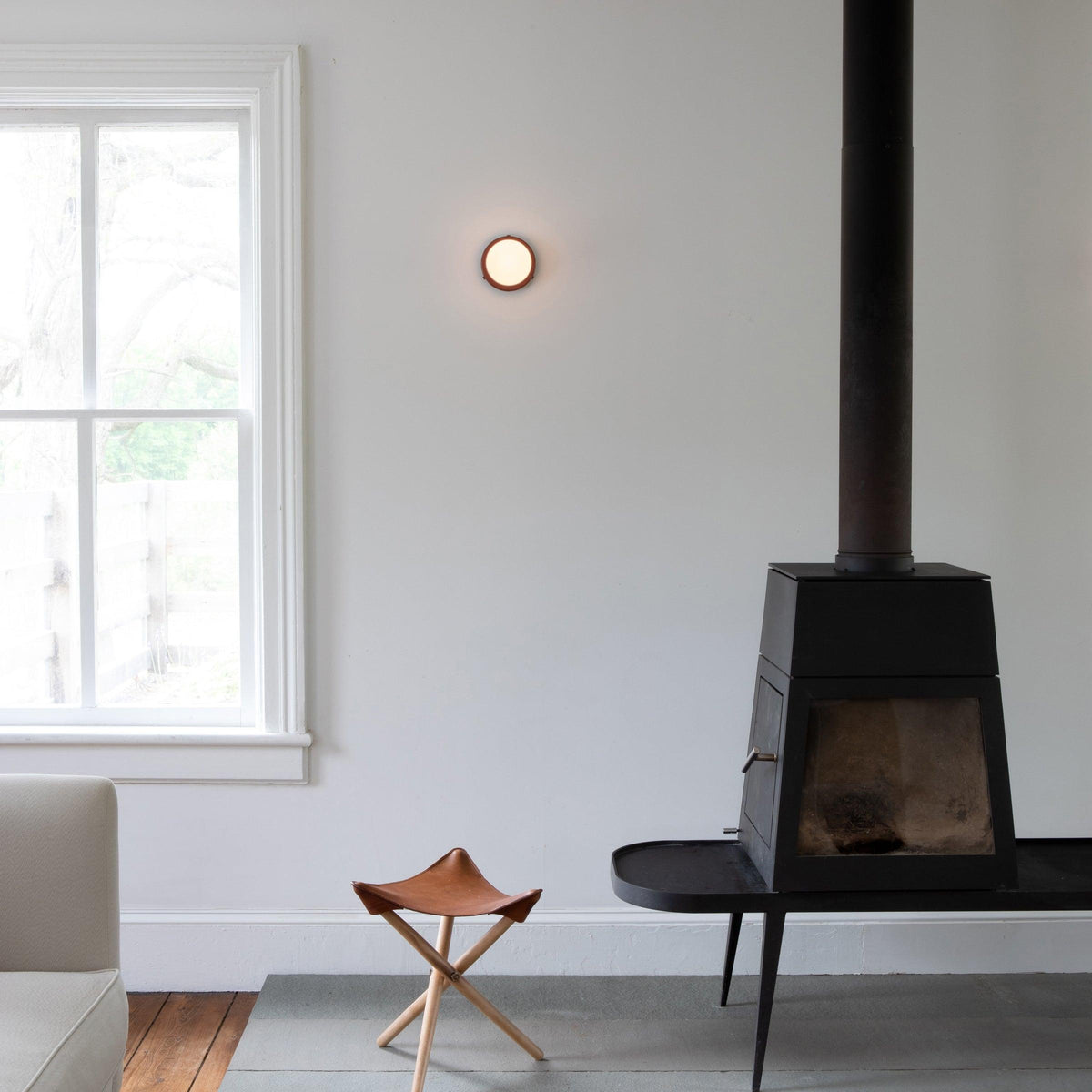 Celarella zeitgenössische minimalistische Wandleuchte aus Glas