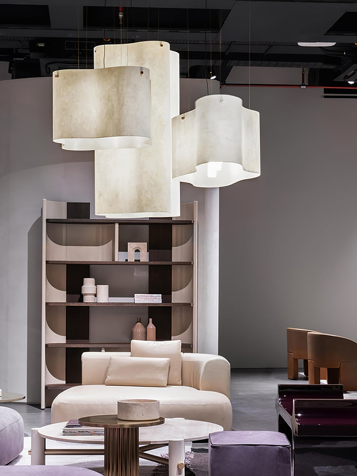 Evelan Pendelleuchte Art Wolkenform moderne Zeitgenössische