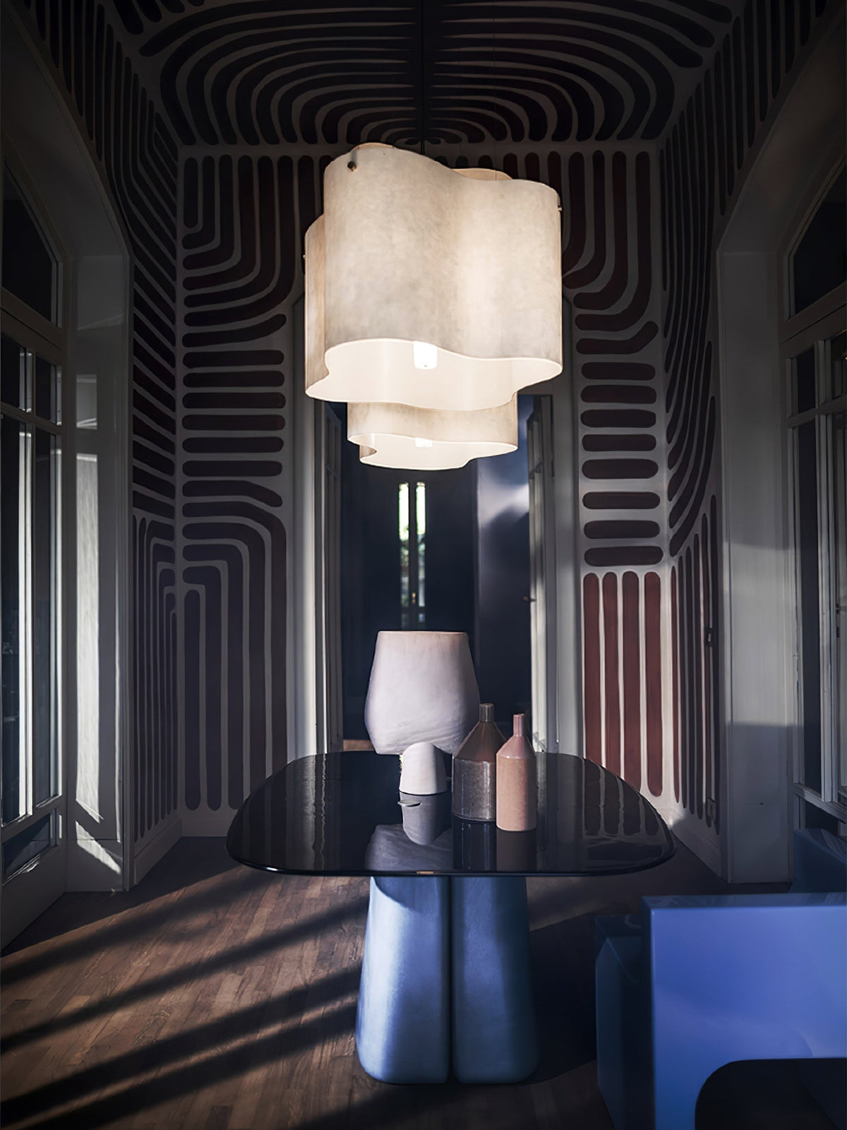 Evelan Pendelleuchte Art Wolkenform moderne Zeitgenössische