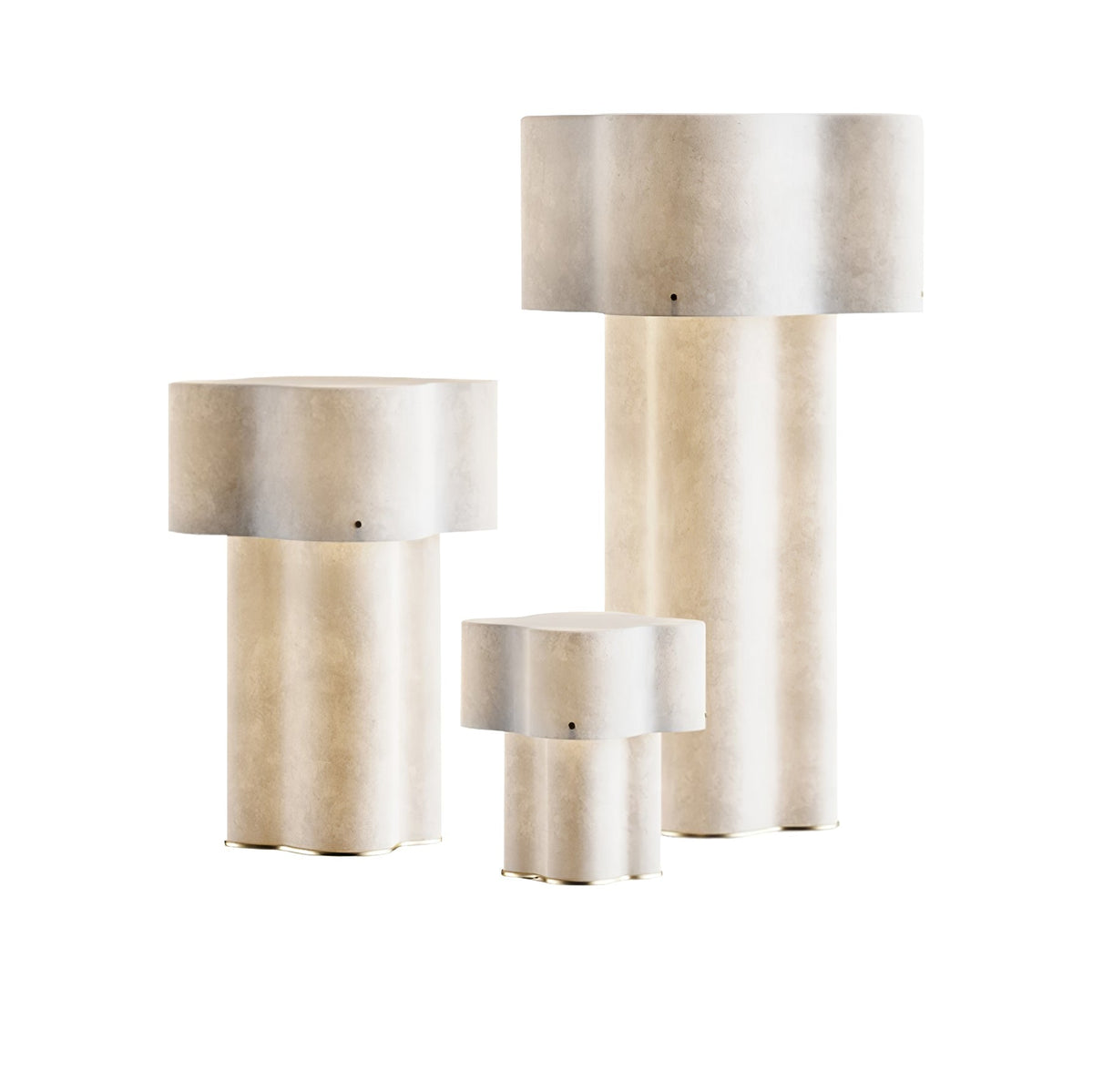 Loneo Minimalistische Stehleuchte aus FRP