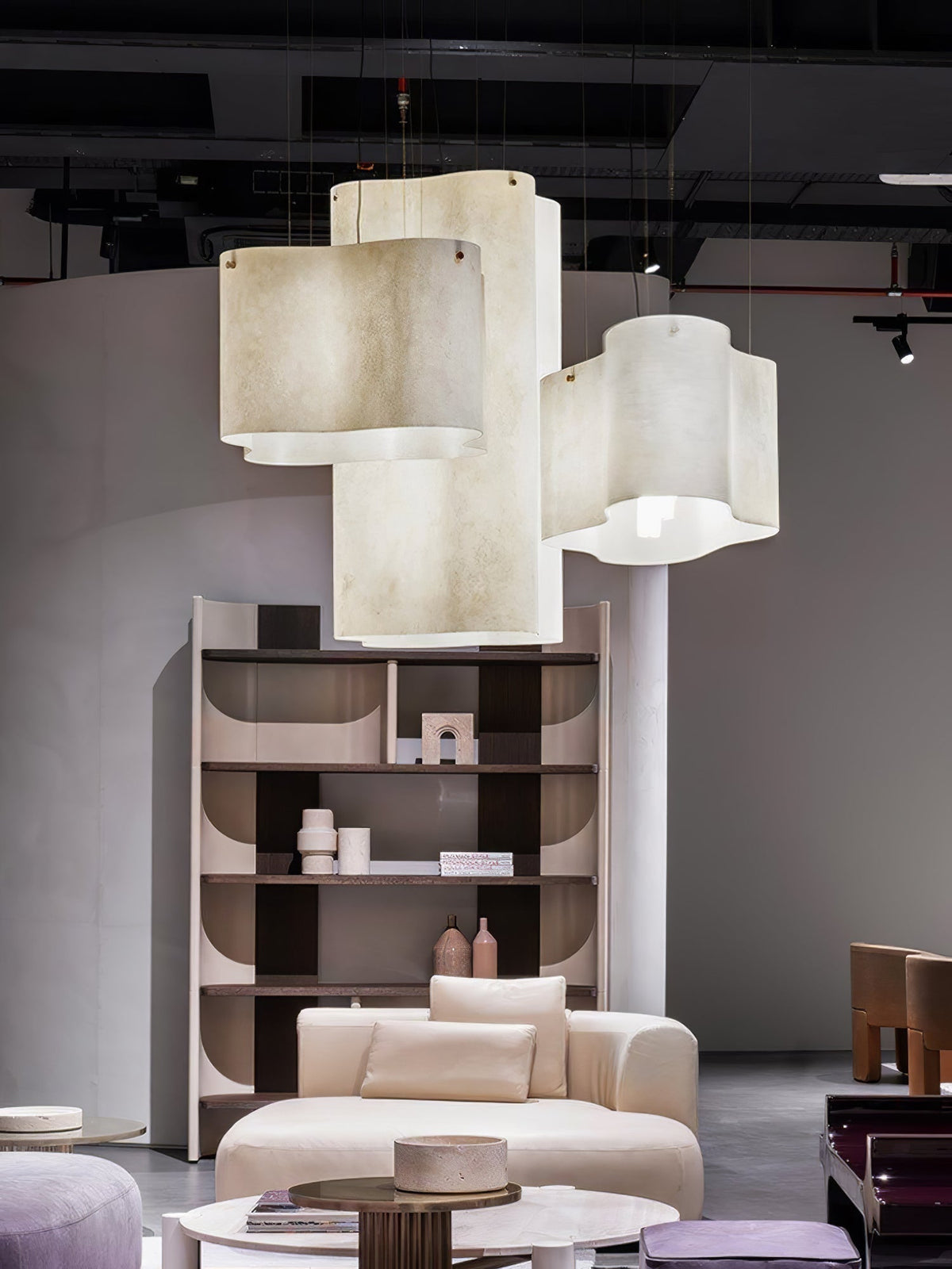 Evelan Pendelleuchte Art Wolkenform moderne Zeitgenössische