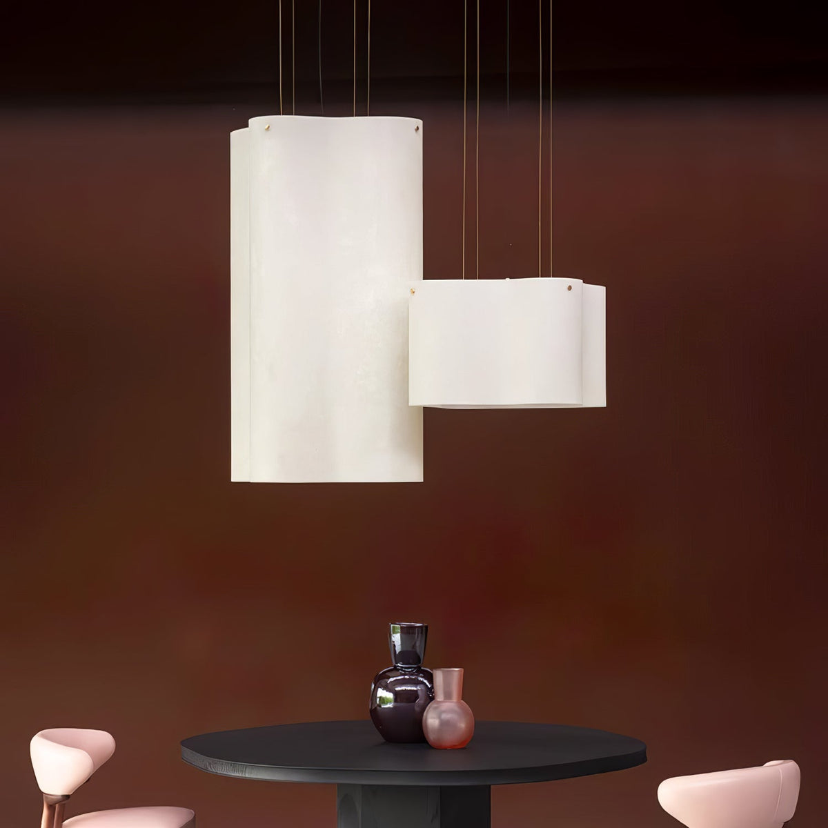 Evelan Pendelleuchte Art Wolkenform moderne Zeitgenössische