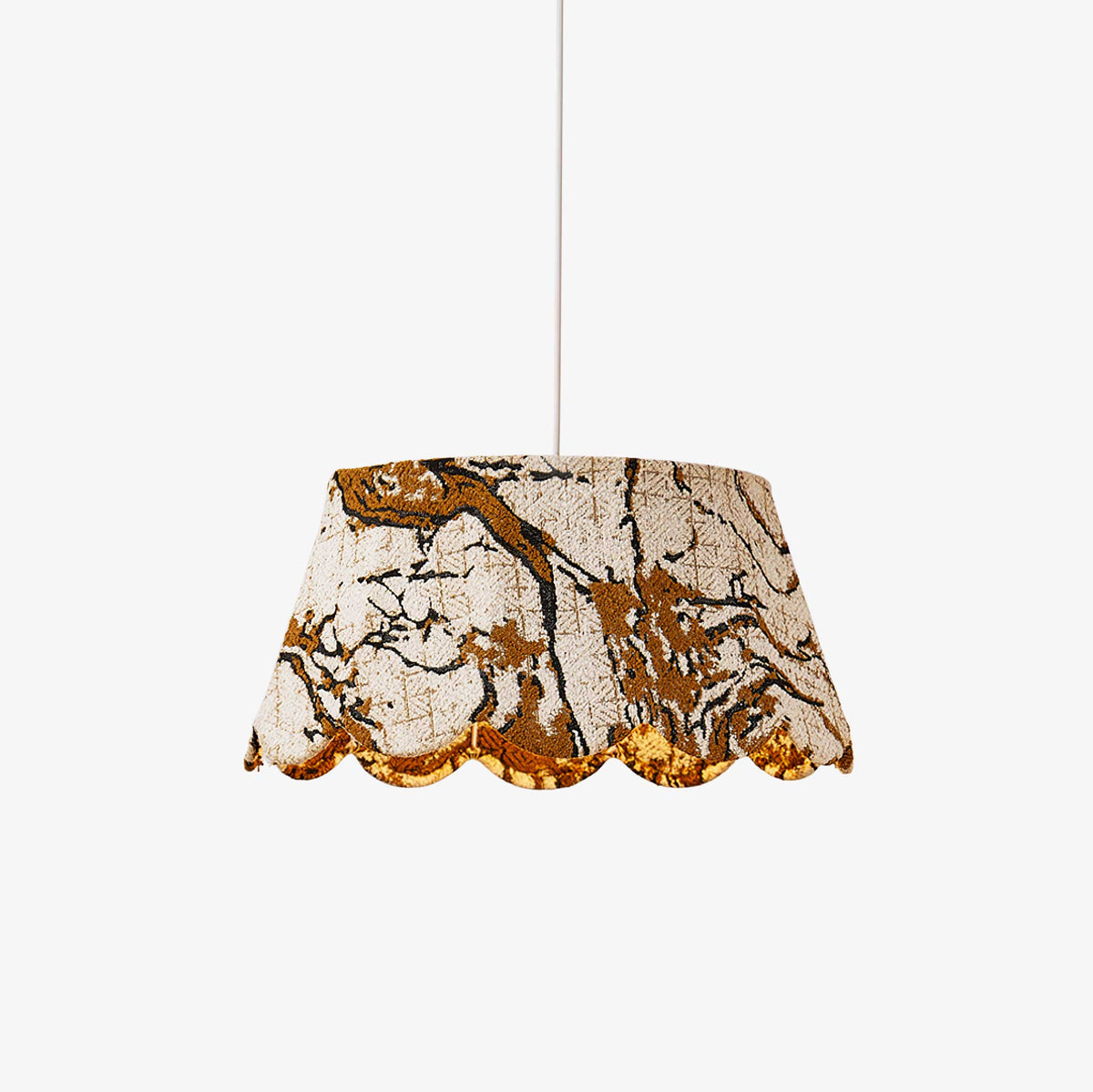 Vavenia Pendelleuchte Creativity Scallop aus Stoff