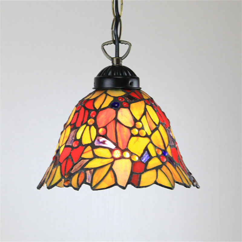 Arisha Cottage LED Pendelleuchte Metall Glas Wohnzimmer/Schlafzimmer