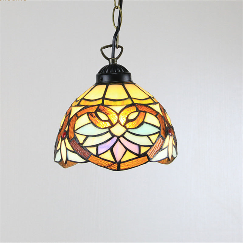 Arisha Cottage LED Pendelleuchte Metall Glas Wohnzimmer/Schlafzimmer