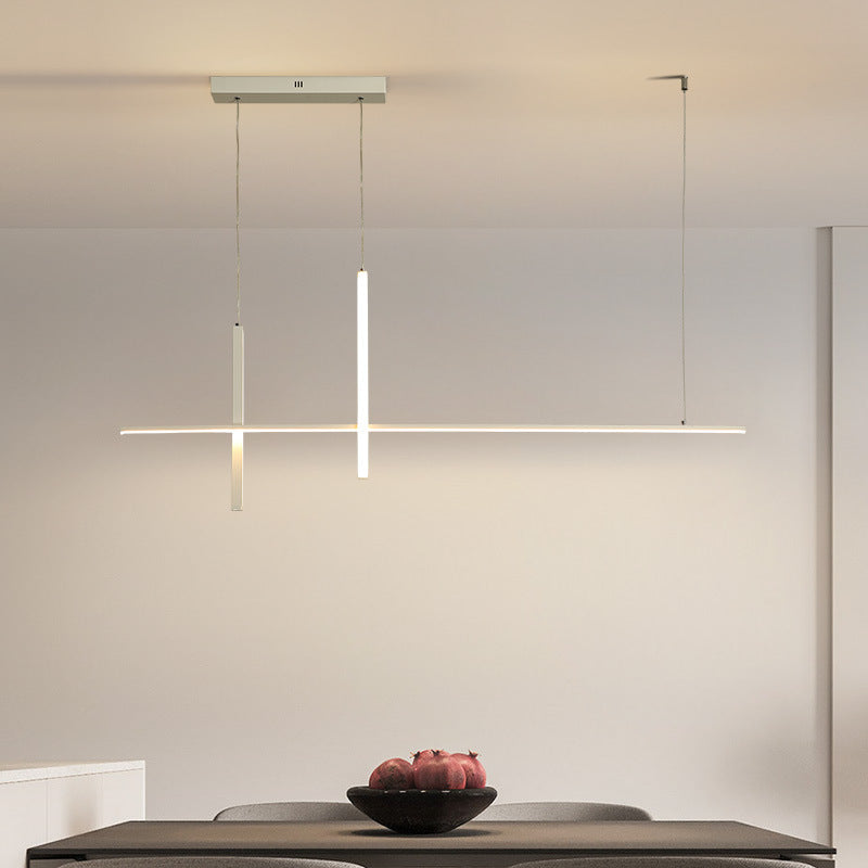 Arisha Modern Pendelleuchte Metall/Acryl Schwarz/Weiß Esszimmer