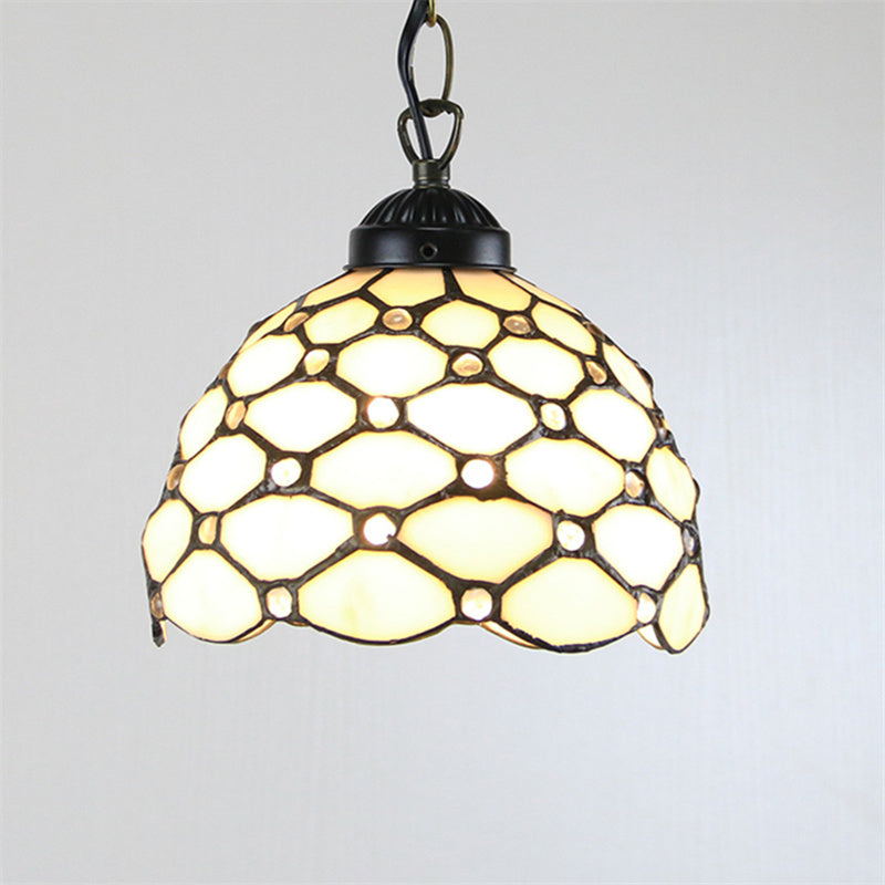 Arisha Cottage LED Pendelleuchte Metall Glas Wohnzimmer/Schlafzimmer