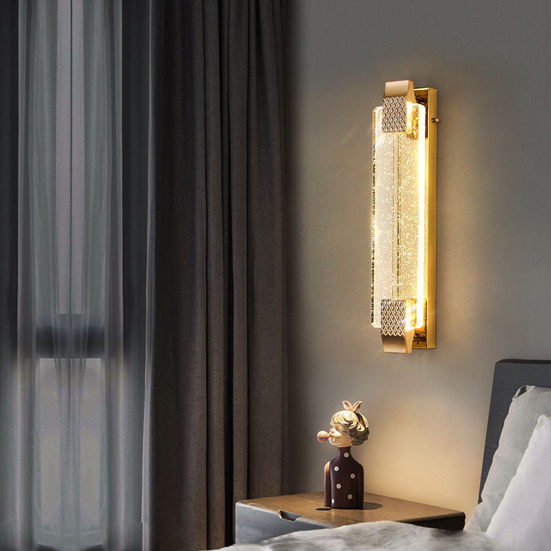 Kristy Modern Innenwandleuchte Metall/Glas Wohnzimmer/Esszimmer