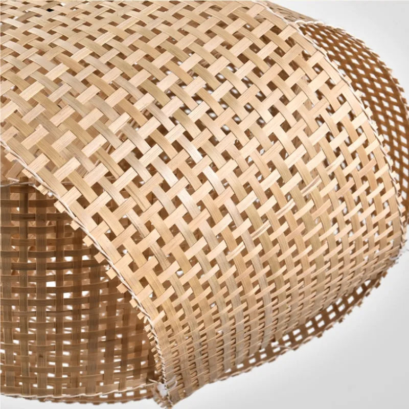 Ritta Pendelleuchte  Rattan Arbeitszimmer/Schlafzimmer  Design LED