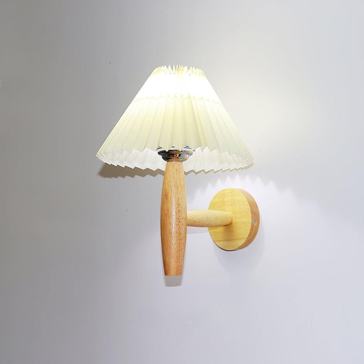 Elvivelle moderne Wandleuchte aus Holz