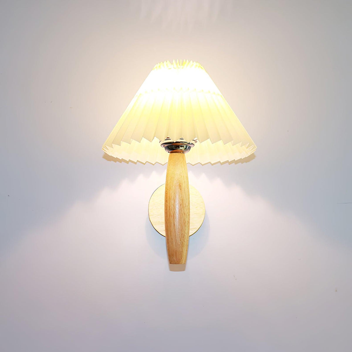 Elvivelle moderne Wandleuchte aus Holz