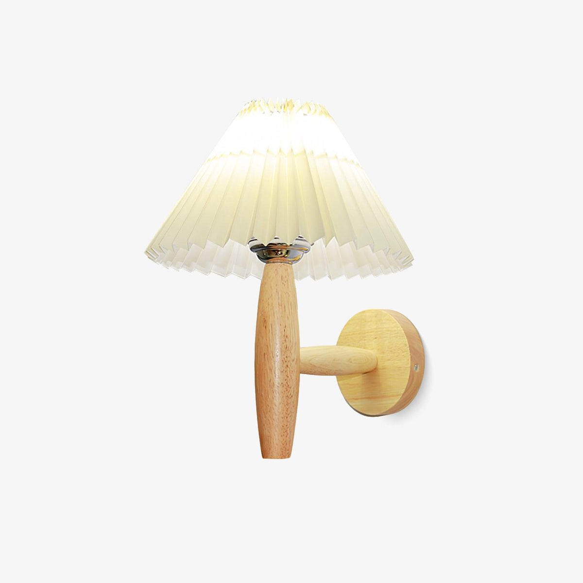 Elvivelle moderne Wandleuchte aus Holz