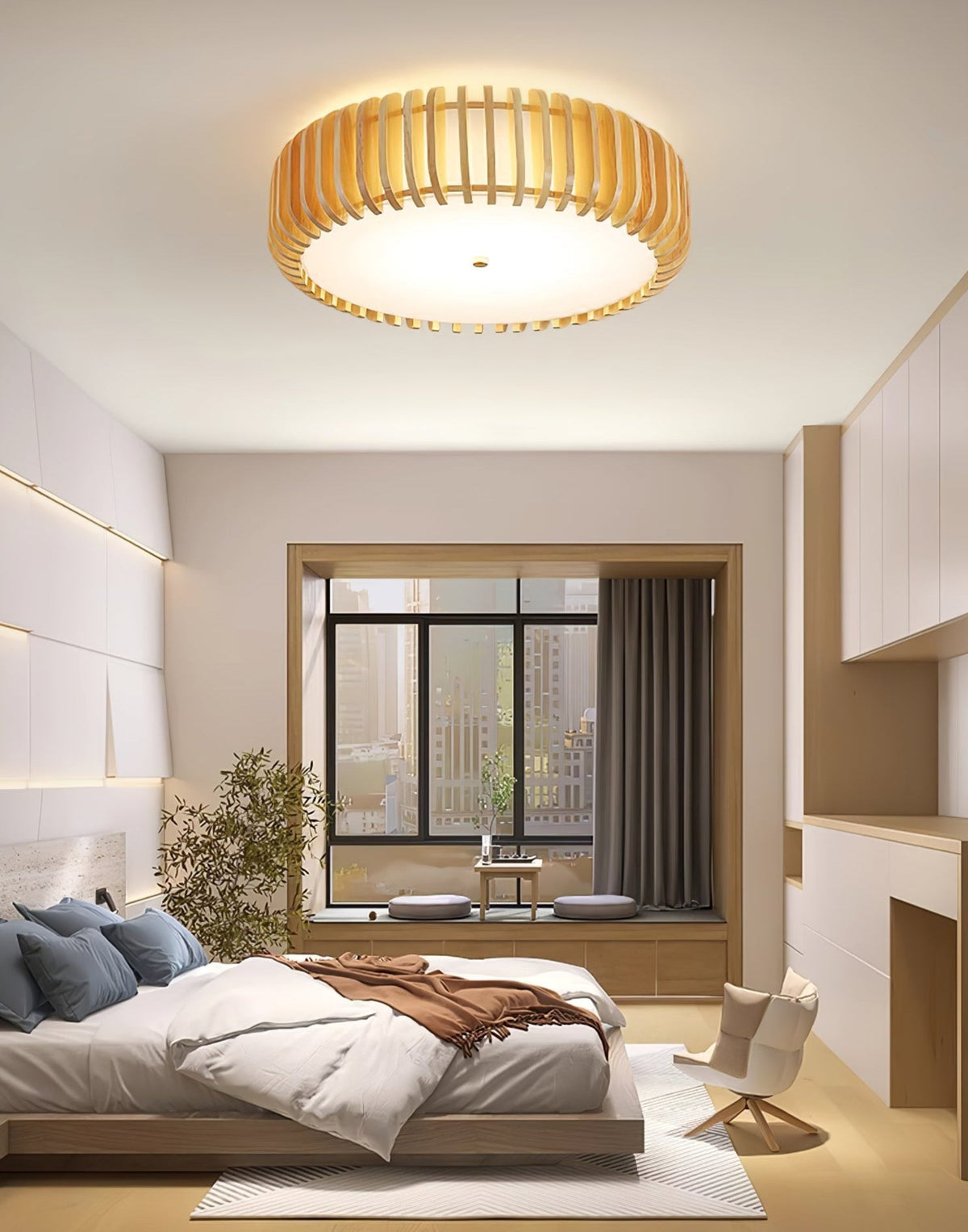 Vezorus Premium Elegance Deckenleuchte aus Holz
