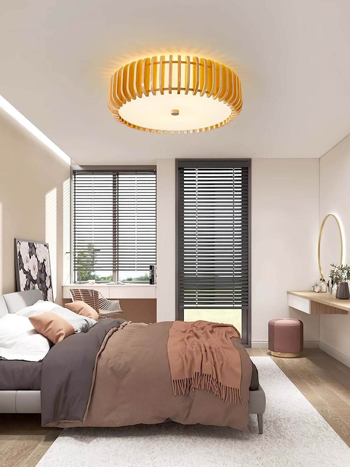 Vezorus Premium Elegance Deckenleuchte aus Holz