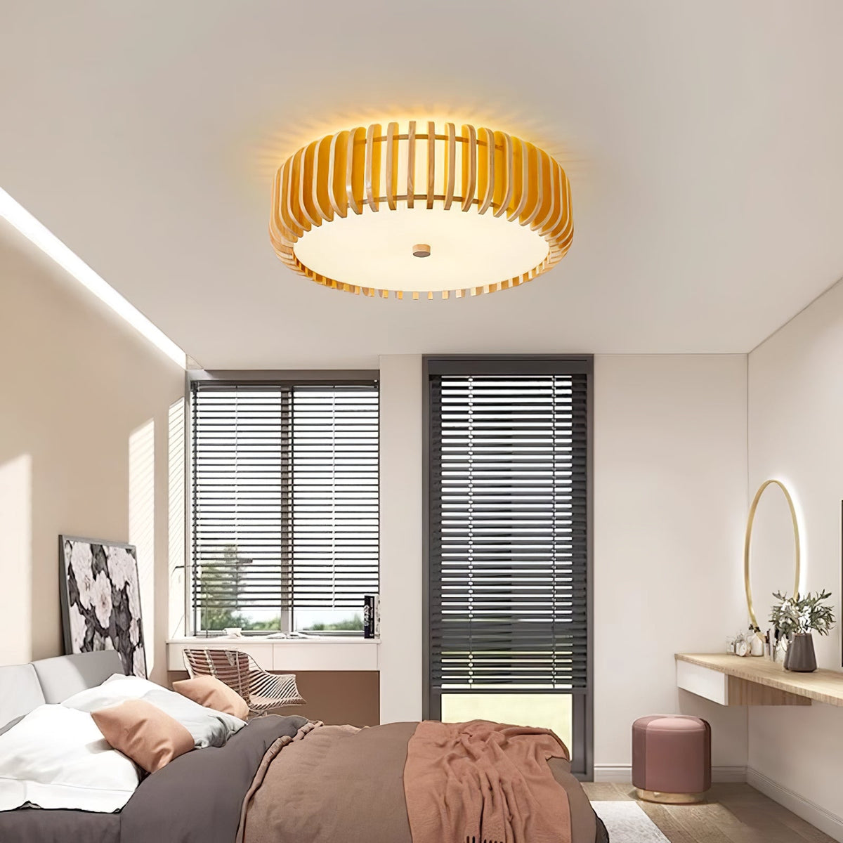 Vezorus Premium Elegance Deckenleuchte aus Holz