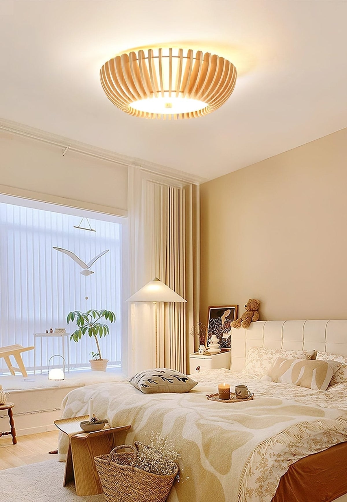 Vezorus Premium Elegance Deckenleuchte aus Holz