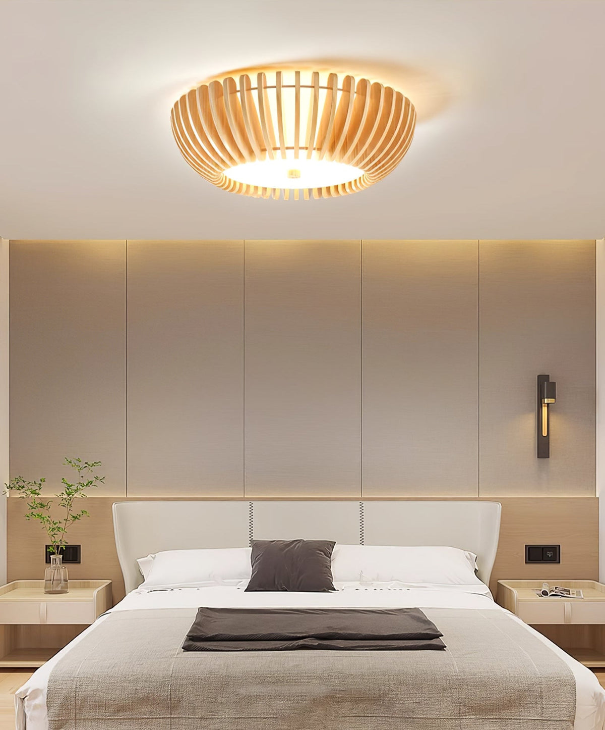 Vezorus Premium Elegance Deckenleuchte aus Holz