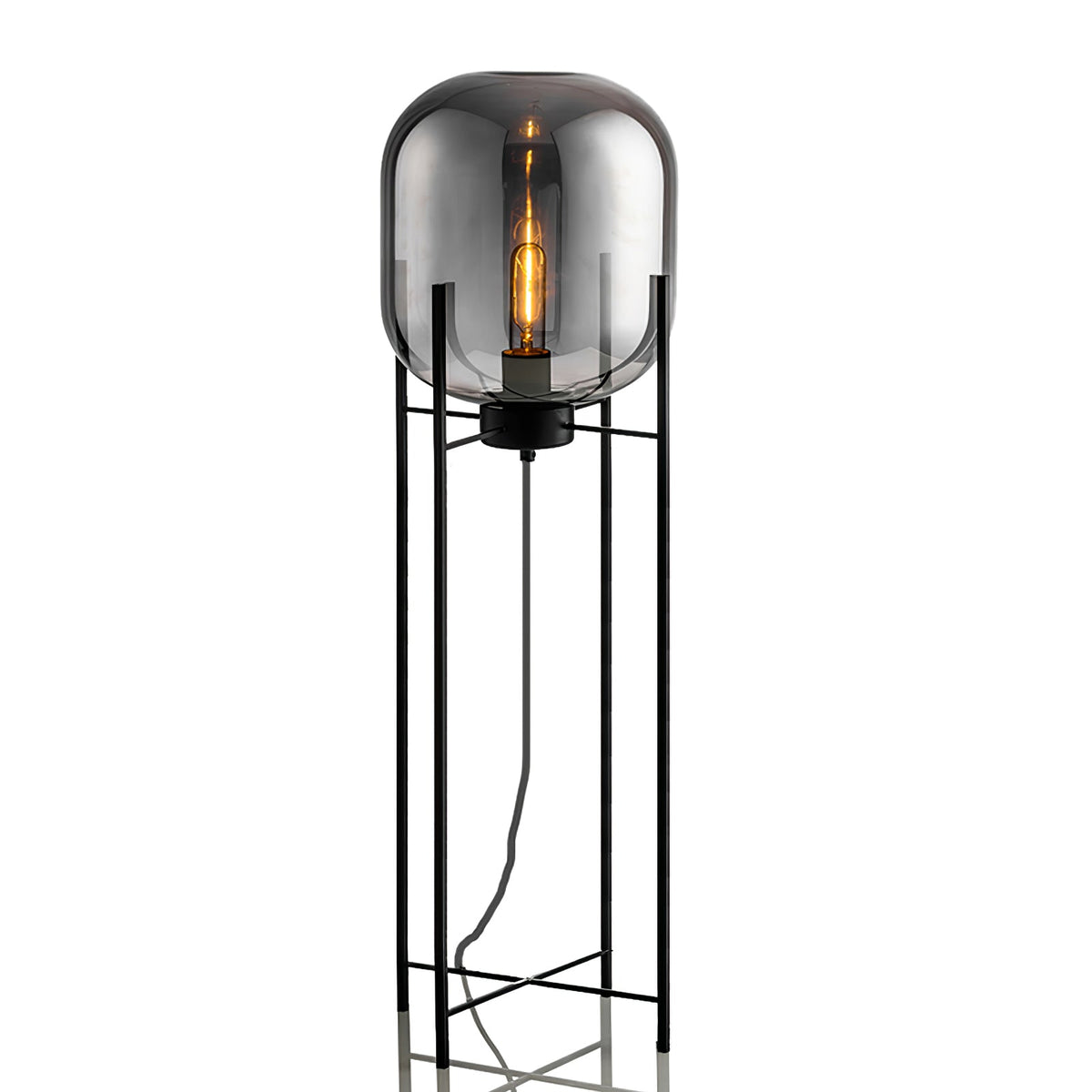 Liorivelia Glas-Industrie-Stehleuchte
