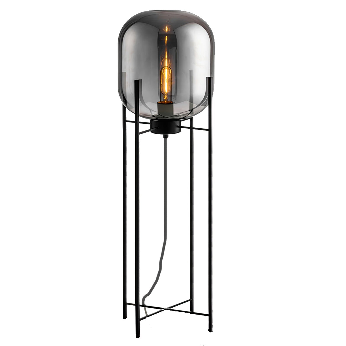 Liorivelia Glas-Industrie-Stehleuchte