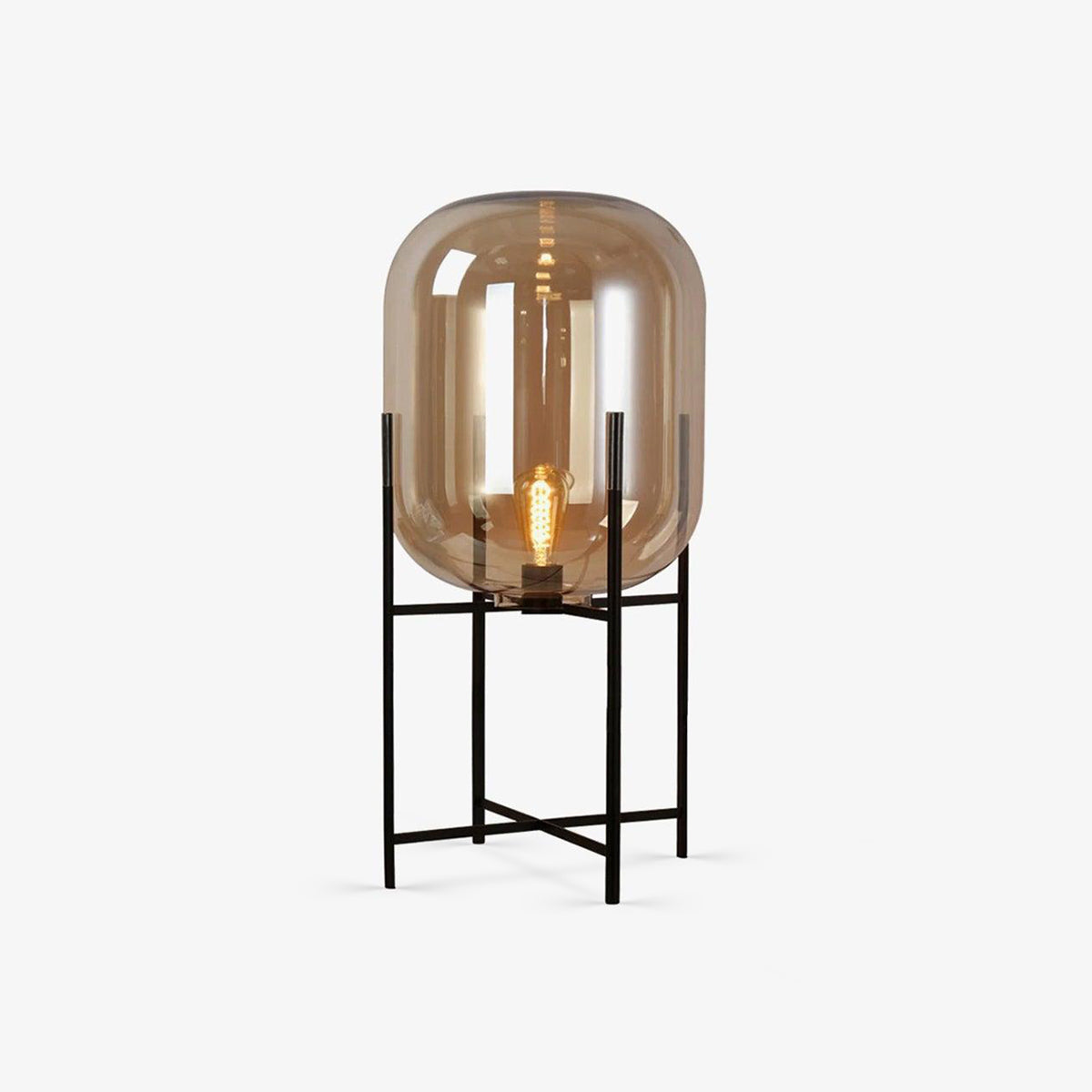 Gareth Glas-Industrielle Tischleuchte