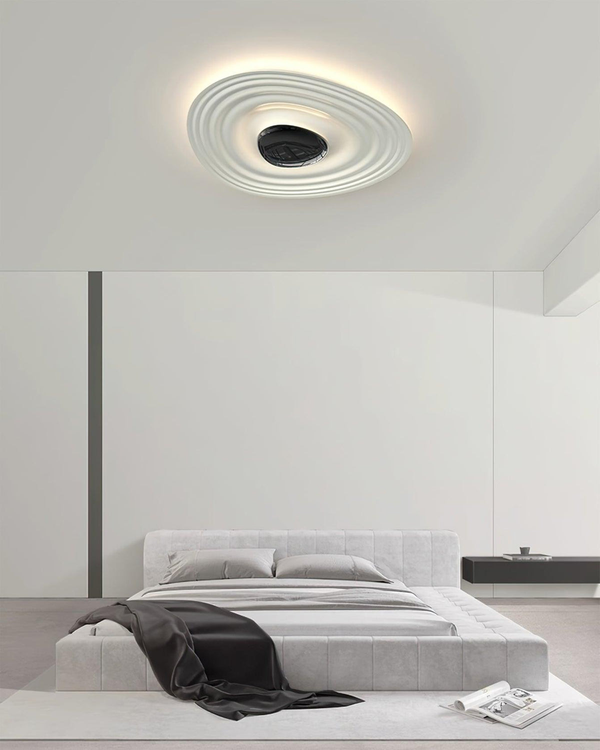 Idra Deckenleuchte Ripple Ring moderne skulpturale