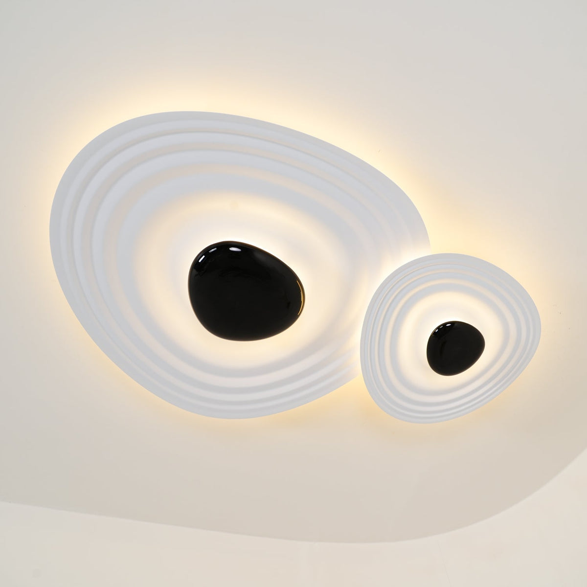 Idra Deckenleuchte Ripple Ring moderne skulpturale