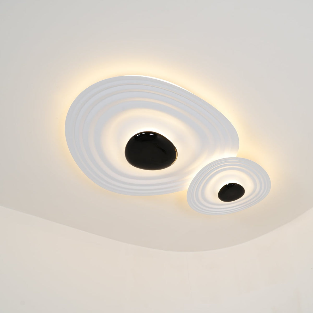 Idra Deckenleuchte Ripple Ring moderne skulpturale