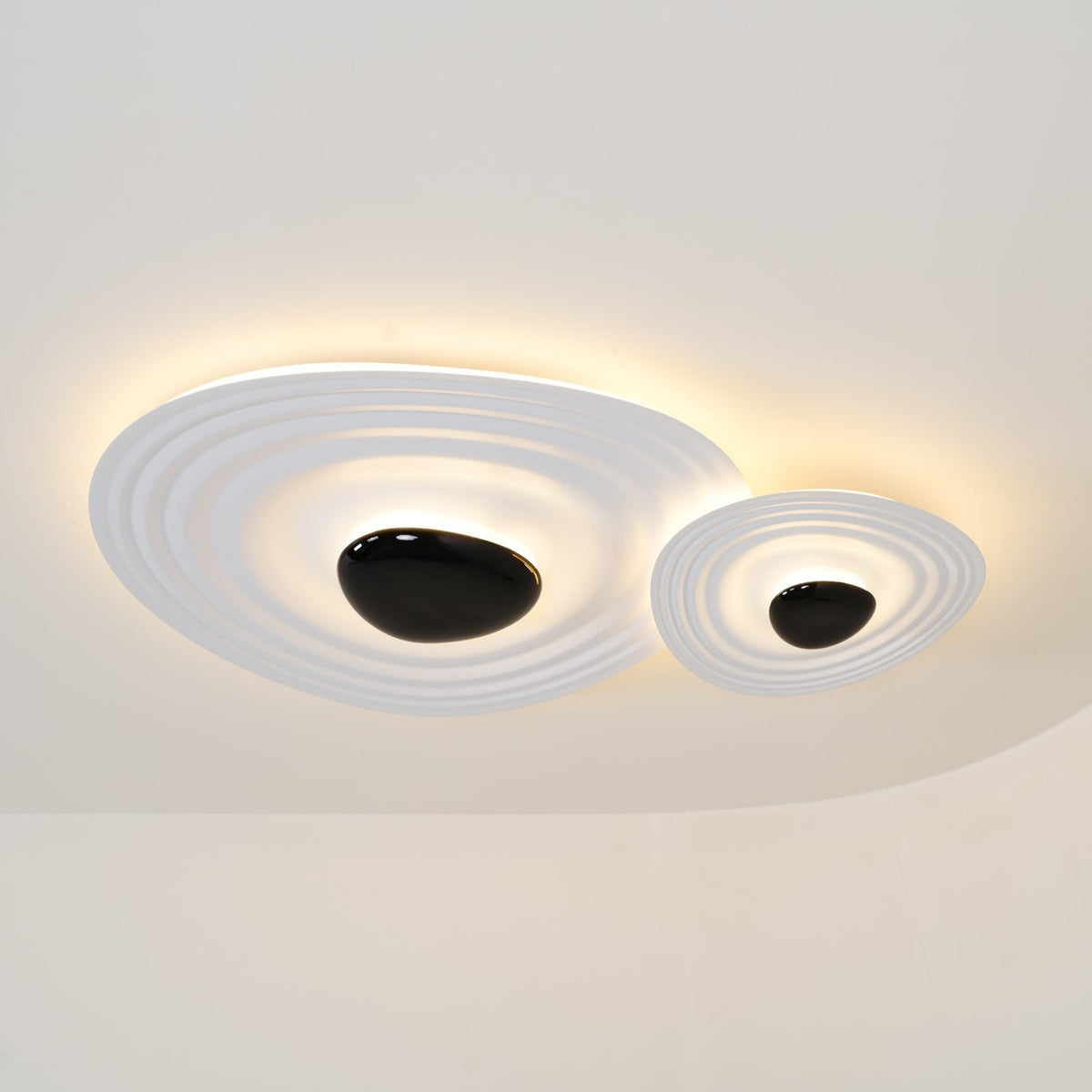 Idra Deckenleuchte Ripple Ring moderne skulpturale