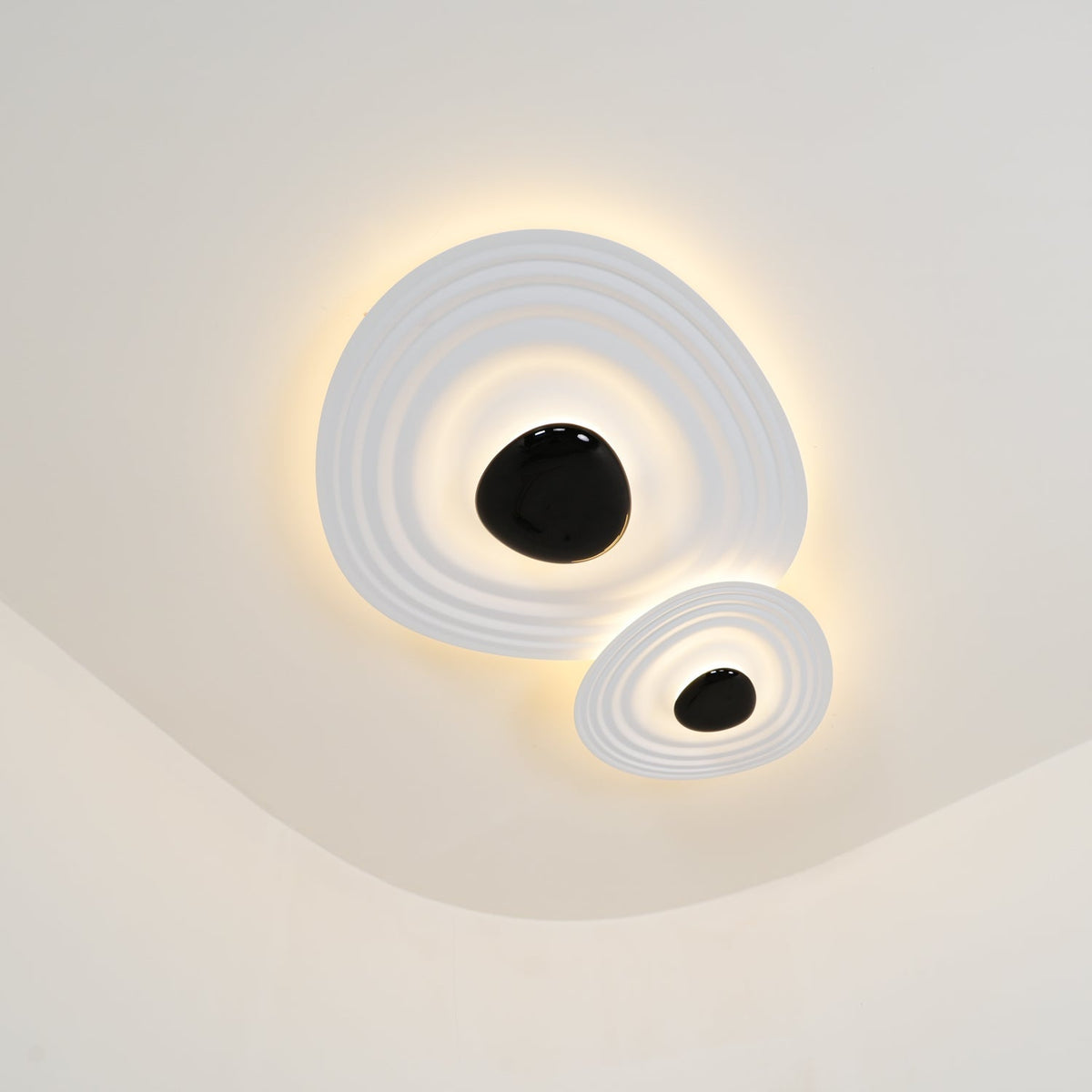 Idra Deckenleuchte Ripple Ring moderne skulpturale