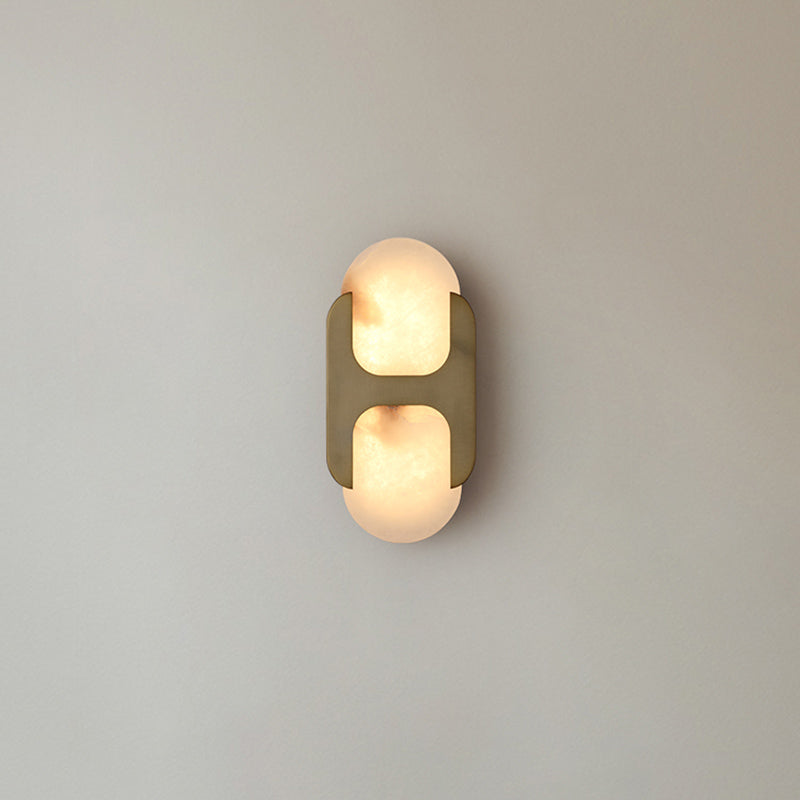 Lylaearis Alabaster-Wandleuchte