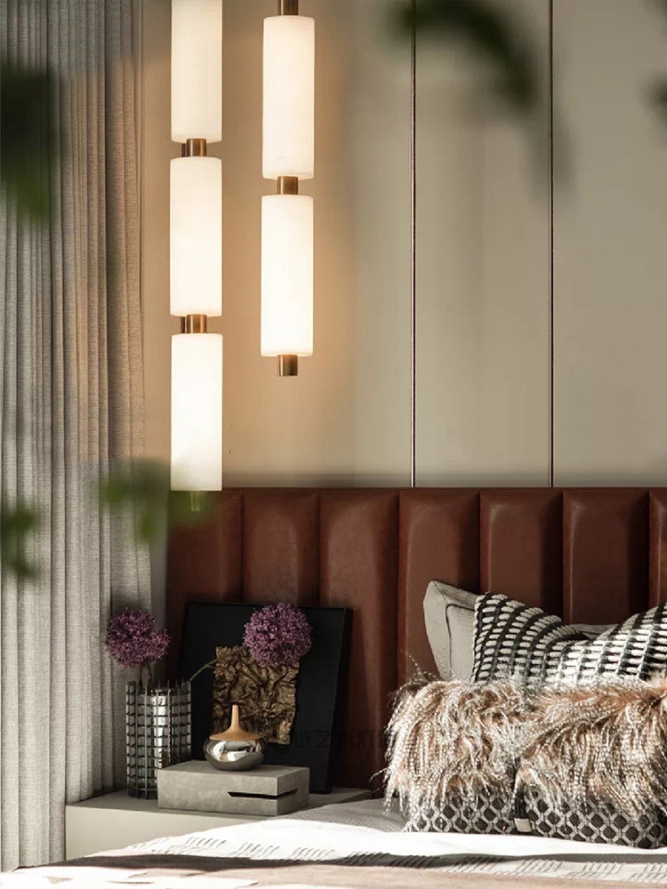 Zovarion Cluster Alabaster Pendelleuchte